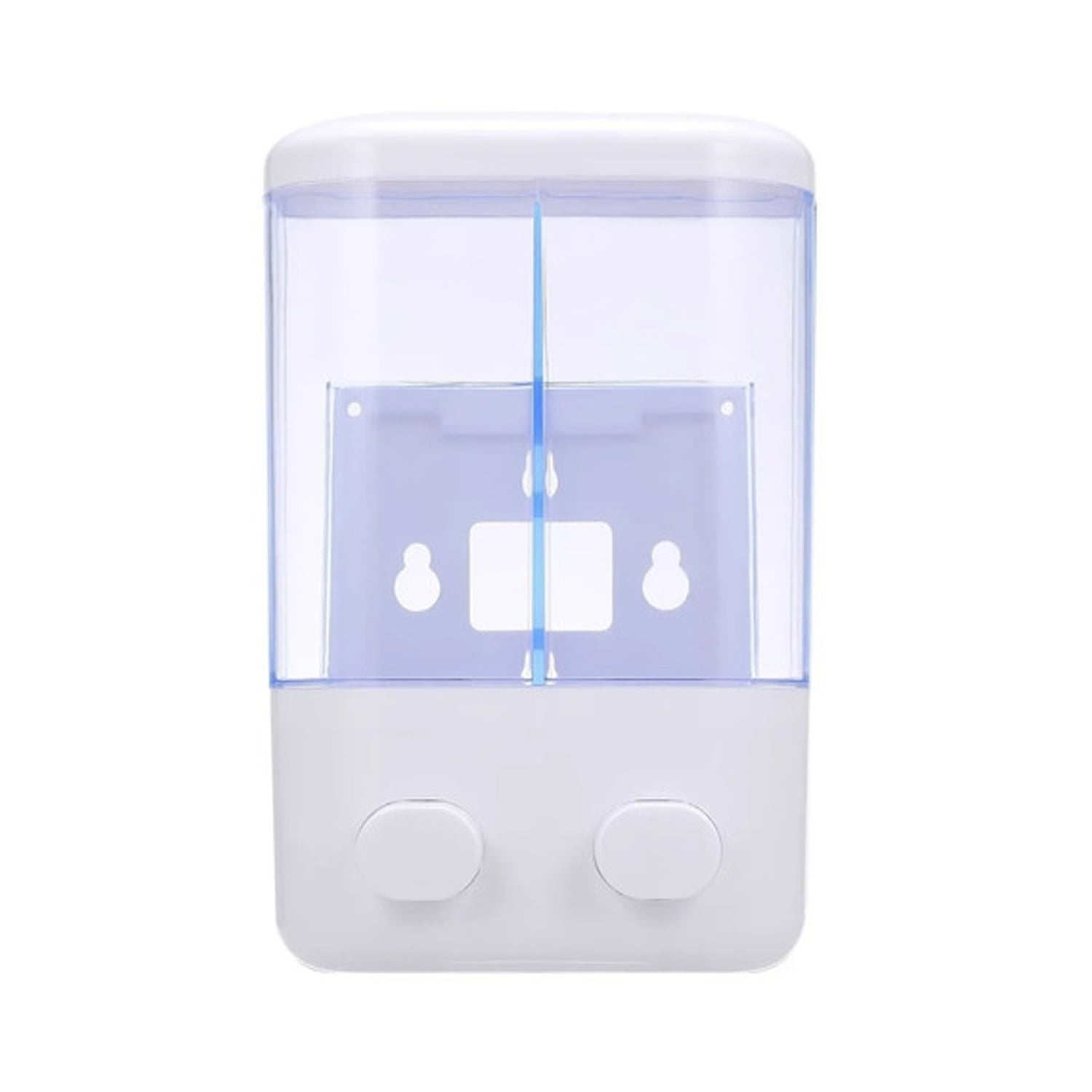 Importclick - Dispensador Jabón Baño Doble Blanco