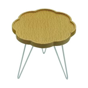 Bothyi - Casa De Muñecas De Madera 1:12, Modelo En Miniatura, Muebles, Sala De Estar, Suministros De Paisaje, Escritorio Blanco