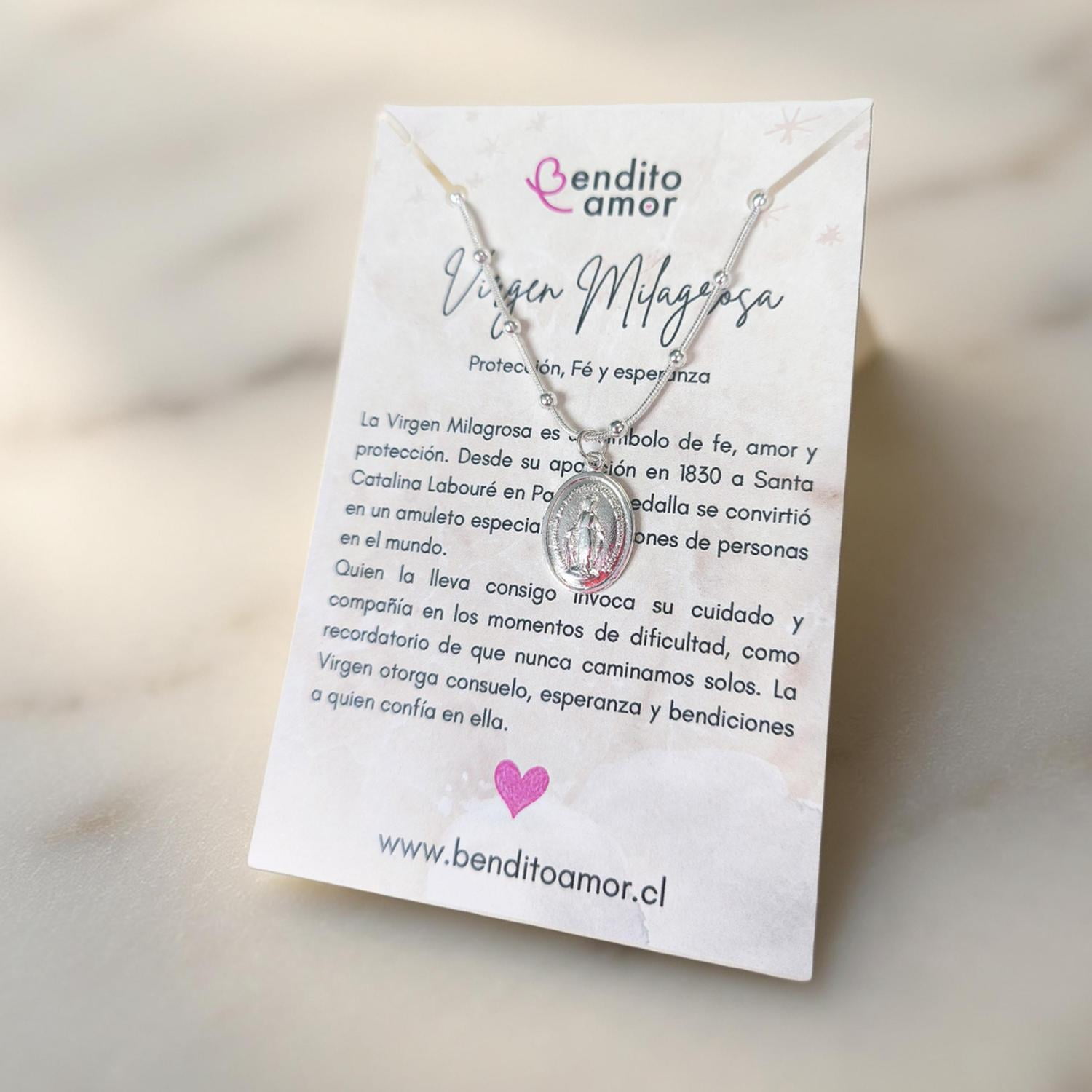 Bendito Amor - Cadena De Plata Virgen Milagrosa