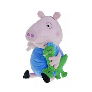 Genérico - Juguete Peluche Peppa Pig 30Cm Con Mascota George Infantil