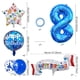 thumbnail image 3 of Globos de Cumpleaños ISTOVO Set de 8º Aniversario en Azul Royal de Látex y Foil, 3 of 6