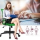 thumbnail image 2 of Silla De Oficina De Malla Ergonómica Con Soporte Lumbar Color Verde, 2 of 8