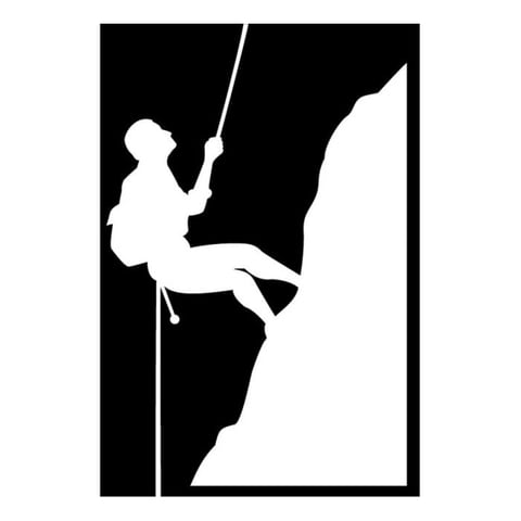 Rienda Libre Graphics - Decomural Abseiling Rock Climbing Ws-15730