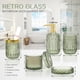 thumbnail image 3 of Juego de accesorios de baño Towoaafu Green Glass, 5 piezas, 3 of 7