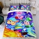 thumbnail image 4 of Kirby Estrella Conjunto de sábanas temático, trío de piezas, cómodo y amigable con la piel, diseño único, regalo de decoración para el hogar para familiares, amigos y fans,135cm *200cm, 4 of 6