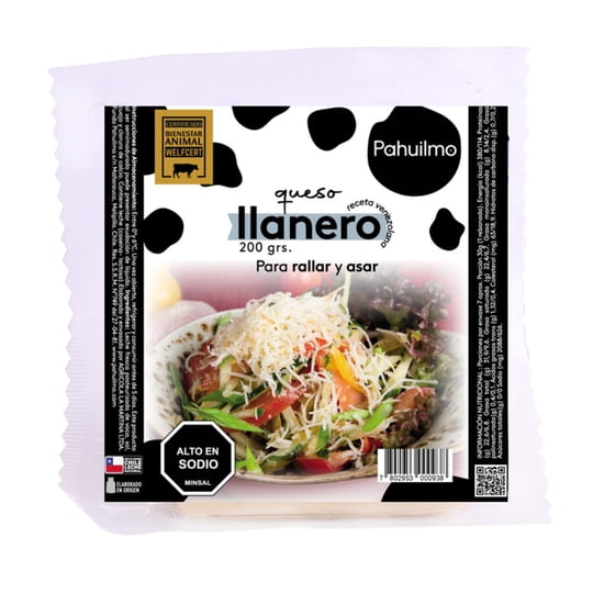 Queso Llanero Trozo 200 g Palmizulia