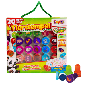 Craze Toys - Craze Timbres De Animales Set 20Ú.
