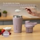 thumbnail image 5 of Shaker Vaso Proteina Acero Inoxidable NutriCore 500ml Lhotse rosa, 5 of 7