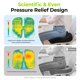 thumbnail image 5 of Cojín de asiento AUVON de espuma viscoelástica con gel, ergonómico, 46 x 41 x 8 cm, 5 of 9
