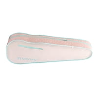 Magideal - Case De Concha Dura Para Violín, Caja De Violín, Correas De Mochila Ajustables, Bolsa De Transporte Portátil, Robusta, Robusta, Protección Para Amante Blanco Rosado