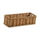 thumbnail image 5 of Cesta de almacenamiento de ratán de imitación bandeja de baño Bandeja de perfume Organizador de canasta de canasta tejida decorativa para el baño de l S, 5 of 5