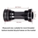 thumbnail image 5 of Motor Bicicleta 68 - 73 Mm, 24t (shimano, Sram, Prowheel) Negro, 5 of 7