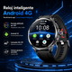 thumbnail image 2 of UBABAI reloj inteligente Android 10 4G LTE con SIM, Pantalla AMOLED 1.95" 720x720, Llamadas Independientes, GPS, Google Play y Cámara Giratoria Retráctil 9MP Smartwatch   8GB+128GB, 2 of 10
