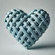 thumbnail image 3 of Set 4 Adorno Corazon Mimbre Decorativo 20 CM Hogar Lau, 3 of 3