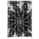 thumbnail image 1 of Cortina de ducha abstracta floral, juego de cortina de baño con ganchos, tamaño 48 x 72 pulgadas, 1 of 3