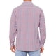 thumbnail image 3 of INSPIRE CHIC Camisa de Vestir de Manga Larga a Cuadros para Hombre Cuello de Punta Botón Camisa a Cuadros L Rojo Azul, 3 of 6