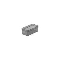 Ou - Organizador De Cajón Clear 15 X 7,5 X 5,6 Gris