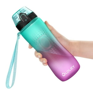 Oldley - Botella De Agua Tritan Sin Bpa De 25 Oz Con Cierre A Prueba De Fugas, Filtro De Frutas Y Correa De Transporte - Botella De Hidratación De Gran Capacidad Para Deportes, Gimnasio Y Viajes