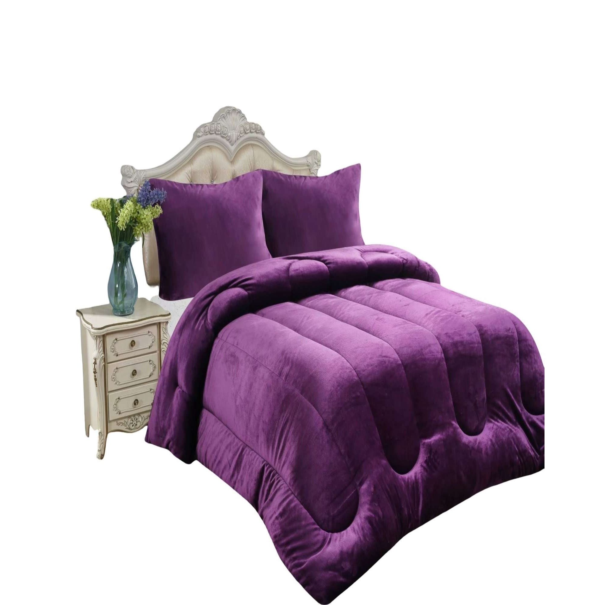 Genérico - Plumon Con Sherpa De Invierno King 250x270cm