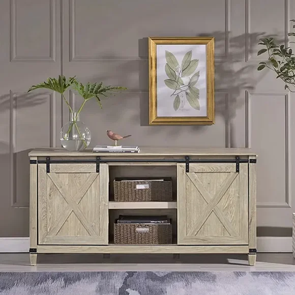 Rack Buffet Para TV 55 Roble Light Grey