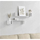 thumbnail image 1 of Repisas Flotantes Modernas Modelo 5 Set de 2 Repisas Blanco, 1 of 2