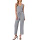 thumbnail image 1 of INSPIRE CHIC Monos para Mujeres Elegantes y Casuales Mono sin Mangas Cuello Redondo Tejido Pierna Ancha Rompers Jumpers Conjuntos de Verano XS Gris, 1 of 6