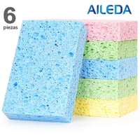 Aileda Esponja Para Cocina 6 Pzas/Pqt Esponja Multicolor