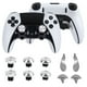 thumbnail image 1 of Compatible con el mando Edge de PlayStation 5 - Kit de tapones metálicos para los pulgares, las palancas y los botones traseros de PS5-Plata, 1 of 5