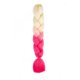 thumbnail image 1 of Xiao Hua Extensiones de cabello trenzado de ganchillo, 3 piezas, 23.6 pulgadas de largo, resistentes al calor, trenzadas de ganchillo, preestiradas, sin nudos, para peinado DIY, B91, 1 of 3