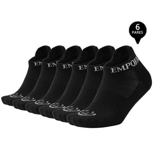 Giovacchino - Pack De 6 Calcetines Tobilleros Deportivos Hombre