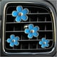 thumbnail image 1 of Cuatro clips de ventilación decorativos para salidas de aire de automóviles, diseño de apariencia de flores, dirección de conversión de 90 °, Ambientador de automóviles para mujeres y niñas, 1 of 5