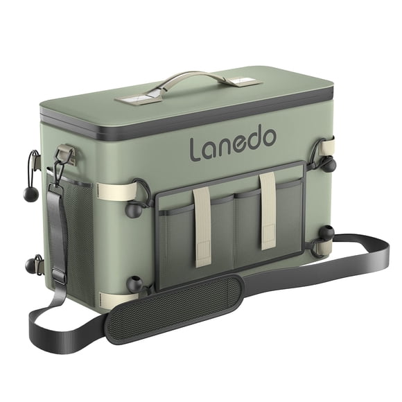 Cooler Lanedo, multifuncional, plegable, con capacidad para 34 latas