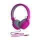 thumbnail image 4 of Auriculares Sobre La Oreja Para Mujer, Auriculares Profesionales Con Cable, Color Rosa, Plegables, Para Oficina, 4 of 5