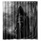 thumbnail image 1 of Cortina de ducha creativa con diseño de Darth Vader y la espada en la oscuridad, juego de cortinas de baño con ganchos, tamaño 60 x 72 pulgadas, 1 of 3