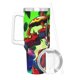 thumbnail image 3 of Gurren Lagann Vaso aislado de acero inoxidable con asa, diseño temático, regalo para familia, amigos y fans; incluye pajita y encaja en el portavasos estándar, 40 oz, 3 of 6