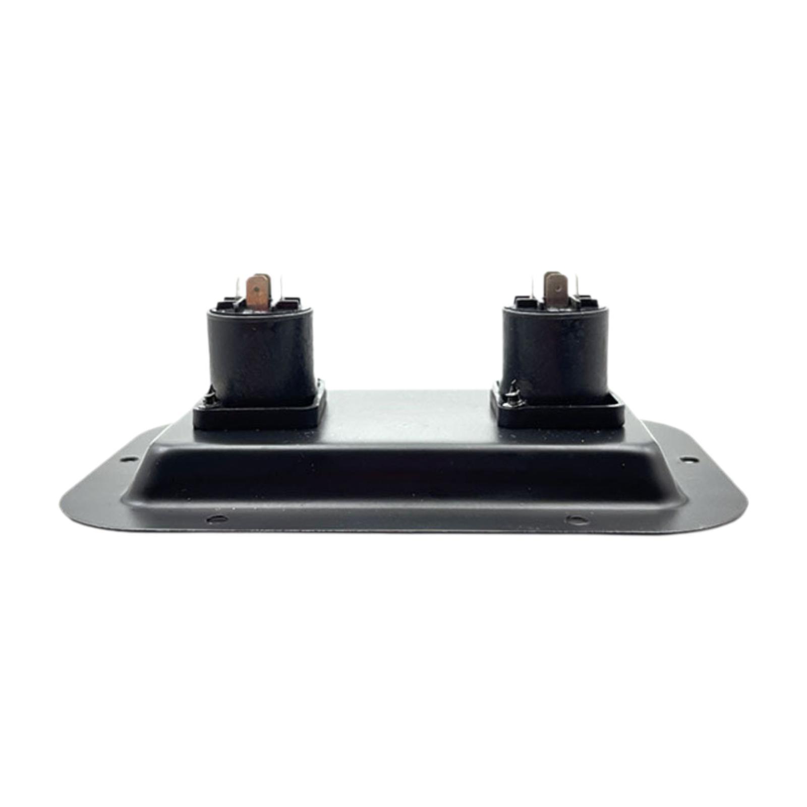 Bothyi - Caja De Conexiones De Altavoz De Escenario, Placa Tipo Barco, Equipo De Audio Práctico Premium