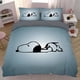 thumbnail image 1 of Cartoon Snoopy Duvet Cover Set,New Snoopy bedding comforter sets,Snoopy Fans Quilt Cover, Home Textile single double Bed Sheets, 1 of 5