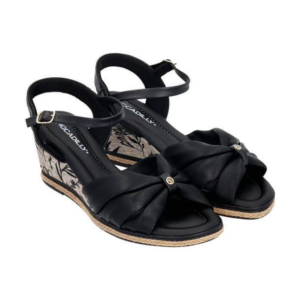 Sandalia Alice Estampa/Negro Piccadilly