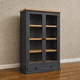 thumbnail image 3 of Vitrina "Horizon" de Madera Natural Vitrina Gran Formato - Gris Grafito - 120x35x180 cm, 3 of 3