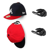 Wakeshome - Pack 2 Gancho Colgador Para Gorras Soporte Adhesivo Invisible Exhibidor Para Jockey