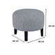 thumbnail image 2 of Pouf Jack Gris Claro Omega 48x48x40 cm, 2 of 3