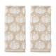 thumbnail image 1 of Juego de 2 toallas de mano SKL Home 41x64 cm Jacquard color tostado, 1 of 6