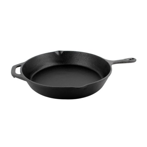 Sartén Fierro Fundido 25Cm Negro Lugano