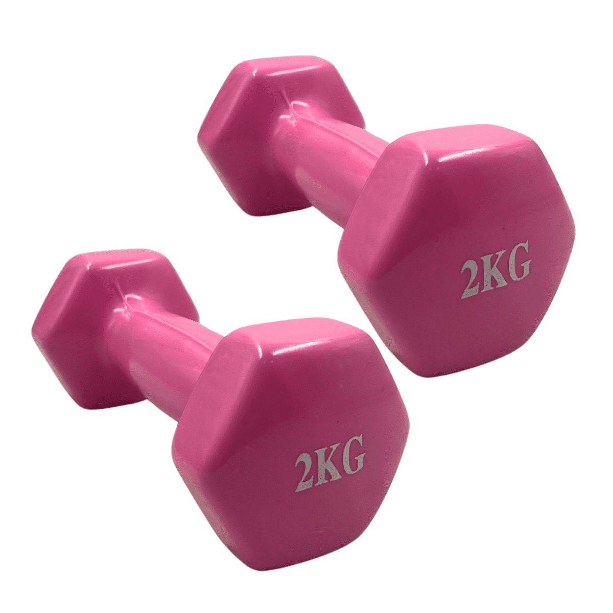 Linea Sport - Par De Mancuernas De Vinilo 2 Kg (total 4 Kg)