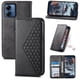 thumbnail image 1 of Funda Flip FOXDOCK para Motorola Moto G34 , Estilo Billetera con Diseño Rombo, Correa de Mano y Soporte, Uso Diario, 1 of 5