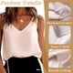 thumbnail image 4 of Camisola de seda con tirantes para mujer, sexy, de satén, antideslizante, suave, para mujer, 4 of 5