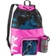 thumbnail image 1 of Mochila TYR Big Mesh Mummy para nadar en mojado, color rosa para gimnasio, 1 of 5