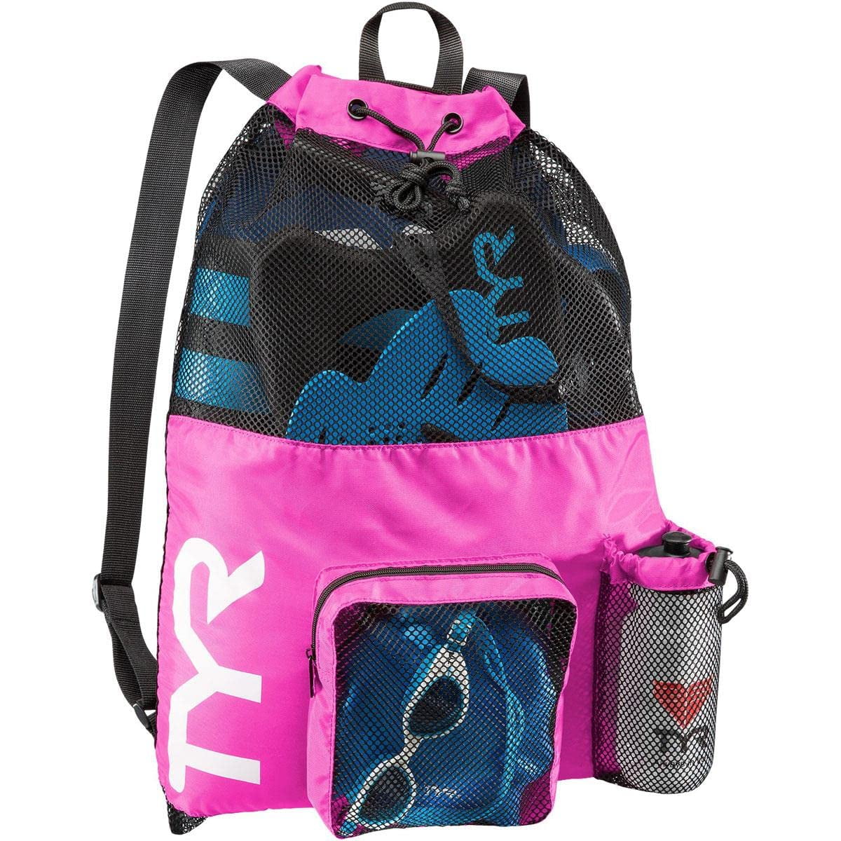Mochila Tyr Big Mesh Mummy Para Nadar En Mojado, Color Rosa Para Gimnasio