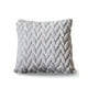 thumbnail image 2 of Pack De 4 Fundas De Cojines Diseño Espiga 45cm X 45 Cm Gris, 2 of 4