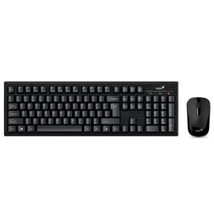 Genius - Kit Telcado Y Mouse Inalambricos Usb Negro Km-8101